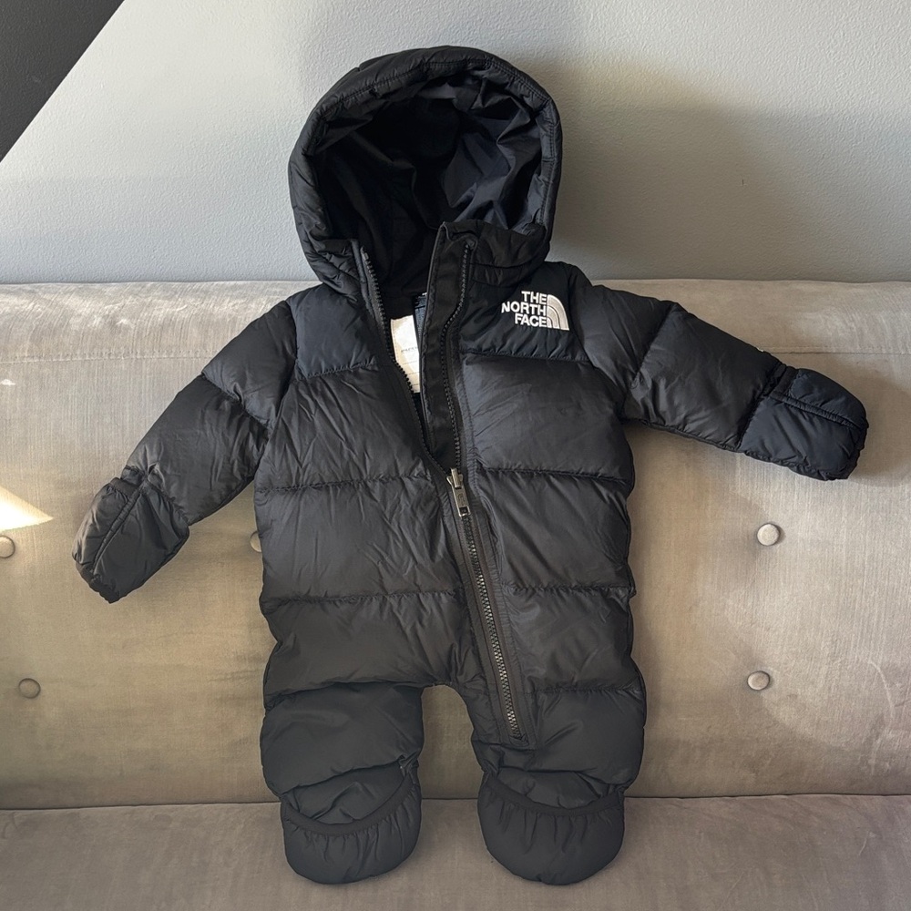 The North Face Black Infant Puffer Snowsuit